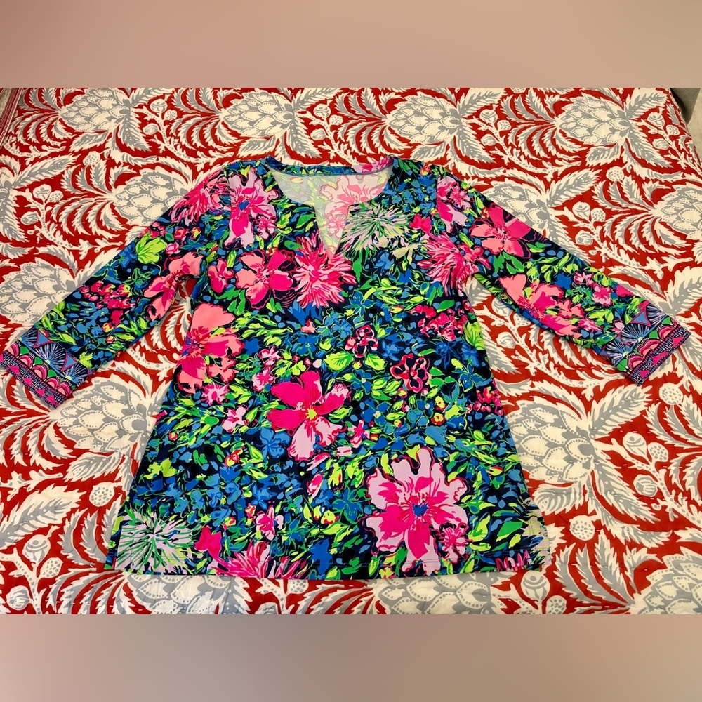 Lily Pulitzer Chilly Lilly Karina Tunic Top